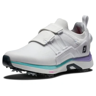 Afbeelding van FootJoy Hyperflex Boa golfschoen voor dames, Wit/IJsblauw/Paars, 40 EU