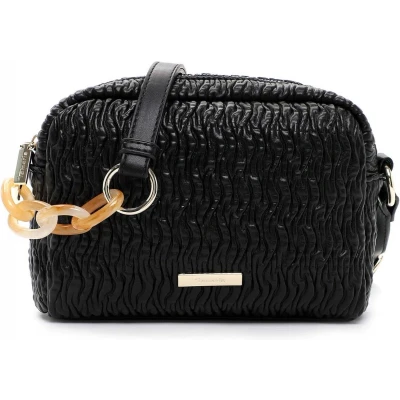 Afbeelding van Tamaris Schoudertas Mara Handbag with Zipper Black Zwart