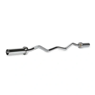 Afbeelding van VirtuFit Olympische EZ Curl Bar Halterstang 120 cm