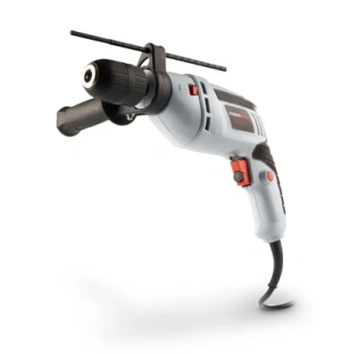 Afbeelding van Powerplus POWC10100 Elektrische klopboormachine 500W Variabele snelheid Incl. diepte aanslag en additionele handgreep Boormachine voor beton, hout staal