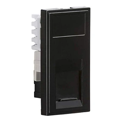 Afbeelding van Knightsbridge NETCAT6BK RJ45 Uitlaatmodule 25 mm x 50 in zwart