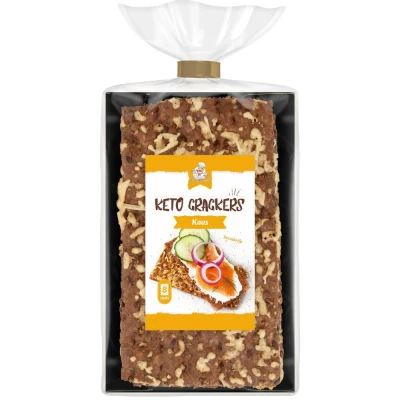 Afbeelding van Lowcarbchef Keto Crackers Kaas (6x20 gr)