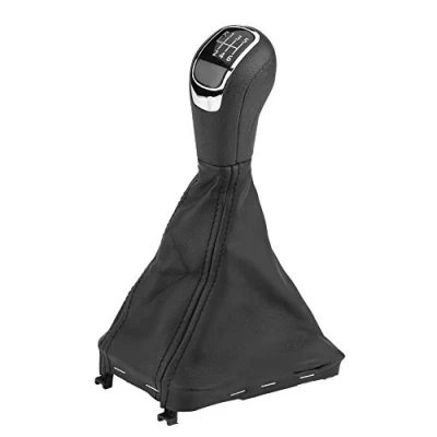 Afbeelding van Pookknop Shifter Knop 6 Speed ​​Versnellingspookknop Versnellingspookknop Gaiter Boot Cover voor Sko da Superb 3T0 711113 B