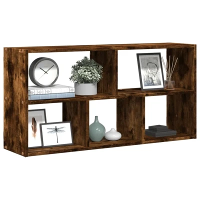 Afbeelding van vidaXL Wandschap 100x25x50 cm bewerkt hout gerookt eikenkleurig
