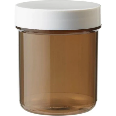 Afbeelding van Blockland Plastobel tabletfles Bruin Gedopt 70ml, 56 stuks
