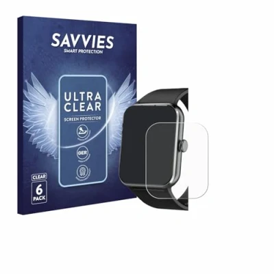 Afbeelding van Savvies Screenprotector voor Baolubao R50 1.85&quot; Folie Beschermfolie transparant (6 Stuks)