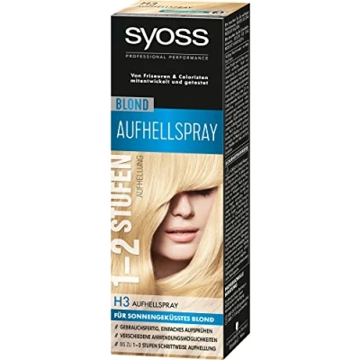 Afbeelding van Syoss H3 Blond Whitening Spray Stand 3, 3 pack (3 x 125 ml)
