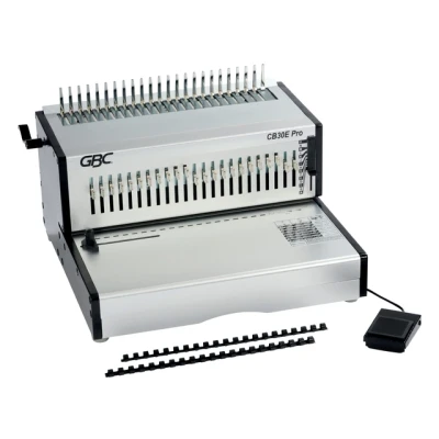 Afbeelding van GBC CB30E Pro Elektrische Pons en Bindmachine voor zwaar gebruik Capaciteit 500 A4 vellen