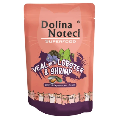 Afbeelding van Dolina Noteci Superfood 10 x 85 g Kalfsvlees, kreeft en garnalen