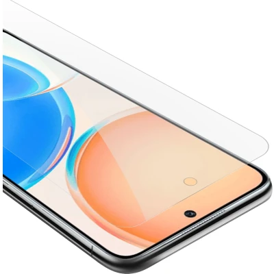 Afbeelding van Cadorabo Screenprotector geschikt voor Honor X8 Pantser film Beschermende in KRISTALHELDER Geharde (Tempered) display beschermglas 9H hardheid met 3D Touch