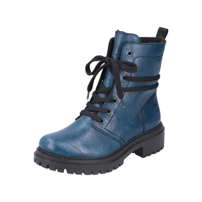 Afbeelding van Rieker Snowboots, Dames, Maat: 36, Petrol Schoenen