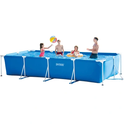 Afbeelding van Intex Rectangular Frame 450 X 220 84 Zwembad Blauw Zwembaden &amp; Accessoires