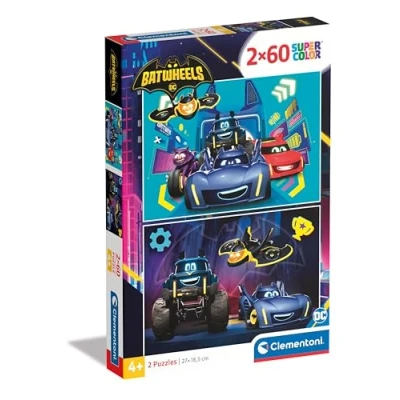 Afbeelding van Clementoni Legpuzzel Super Color Batwheels, 2x60st.