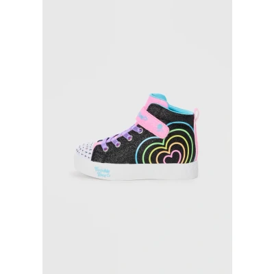 Afbeelding van Skechers Twinkle Toes Heart Steps meisjes sneaker Zwart multi Maat 31