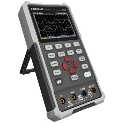 Afbeelding van Voltcraft, Multimeter, DSO 2202H + AFG Handheld Oscilloscoop 200MHz 2 kanaals 1 GSa/s 8 kpts Bit 1pce. (CAT II 400V)