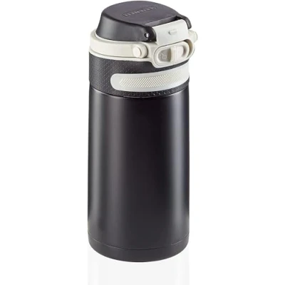 Afbeelding van Leifheit 3243 Flip Isoleerbeker 350 ml Zwart