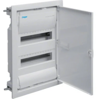 Afbeelding van Hager VH24NC Distributiekast Holle wand Aantal groepen: 24 rijen: 2 Inhoud: 1 stuk(s)