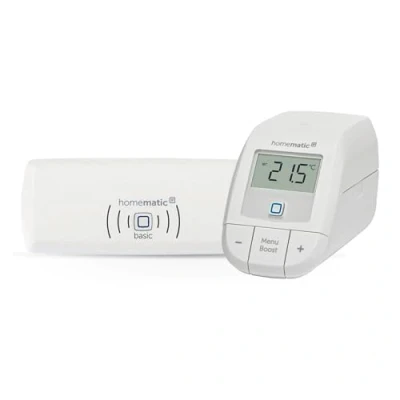 Afbeelding van Homematic IP Smart Home 160955A0 Verwarmingsset voor verwarming basic, digitale bediening met of zonder app, Alexa, Google Assistant, eenvoudige installatie, thermostaat,