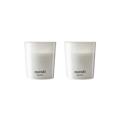 Afbeelding van Geurkaarsen set Fresh Linen klein
