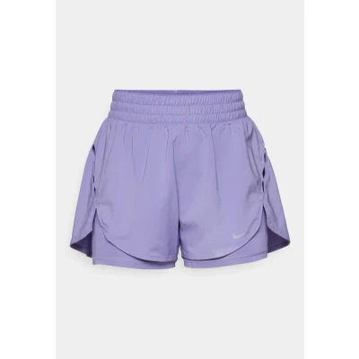 Afbeelding van Nike Performance ONE Short Korte broeken, Dames, Maat: XS, Dusty amethyst/black