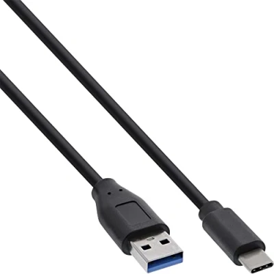 Afbeelding van InLine 35712 2m USB A C Zwart kabel