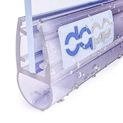 Afbeelding van [DQ PP] Reserveafdichting voor 4 mm/5 mm glasdikte, waterafstotend, douche afdichting, bescherming tegen water, douchecabine, doucheprofiel, afdichting deur 18# 180cm UK06