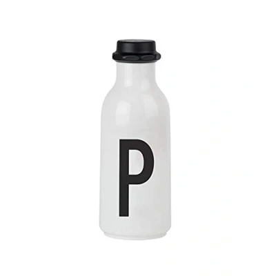 Afbeelding van Design Letters Unisex volwassen To Go drinkfles, wit, 0,5 l