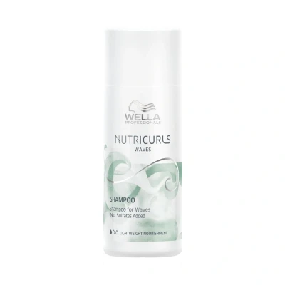 Afbeelding van Wella Professionals Nutricurls Shampoo voor Golvend Haar 50 ml Reisverpakking