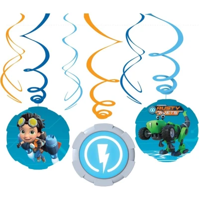 Afbeelding van Nickelodeon Feestlinten Rusty Rivets 61 Cm 6 Stuks