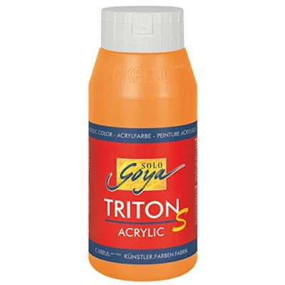 Afbeelding van Solo Goya TRITON S Echtoranje Hoogbriljante Acrylverf 750ml