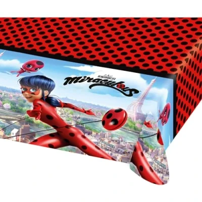 Afbeelding van Miraculous Ladybug tafelkleed 120 x 180cm
