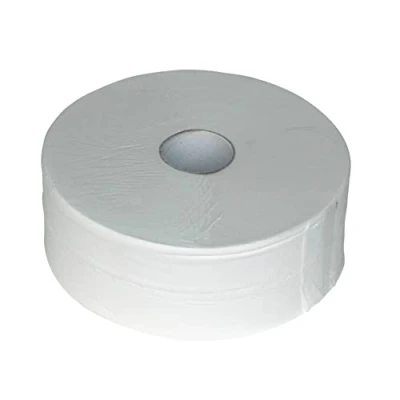 Afbeelding van BOVE Jumbo toiletpapier 2 laags 380m 6 rollen, wit gerecycled (8107000) zacht en absorberend