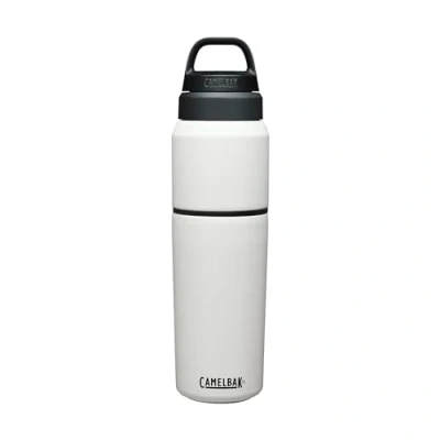 Afbeelding van CamelBak Multibev Vacuum SS Waterfles met afneembare koffie / theebeker 650 ml + 500 Wit (white White)