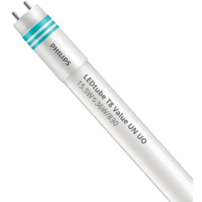 Afbeelding van Philipsilips master led lamp buis tweekneeps g13 15w 2300lm 3000k cri80 mat wit ip20 dxl 28x1213mm 31668300