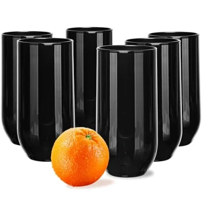Afbeelding van Glasmark KROSNO, 400ml, Set van 6 stuks,Drinkglazen, longdrinkglazen, waterglazen, sapglazen, cocktailglazen, vaatwasmachinebestendig, perfect voor thuis, restaurants en feesten