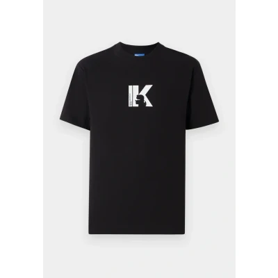 Afbeelding van Karl Lagerfeld Jeans LOGO TEE Tshirt print, Heren, Maat: XS, Black