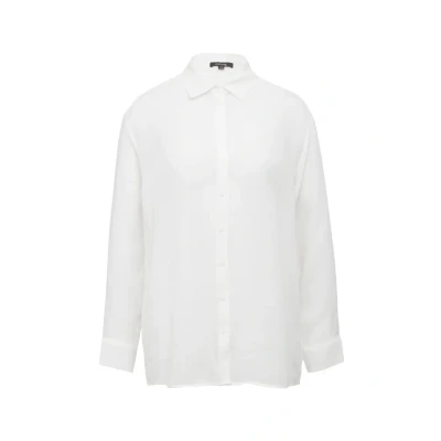 Afbeelding van comma Overhemdblouse, Dames, Maat: 40, Weiß