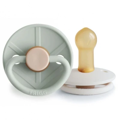 Afbeelding van FRIGG Fopspeen Little Viking 6 18mnd Sage/Cream 2st