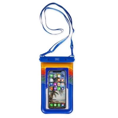 Afbeelding van Legami waterdichte telefoonhoes, zwevende hoes voor smartphone, hoes, hermetische sluiting, touchscreen gevoeligheid, onderwaterhoes Max 6,5 inch, 13 x 22 1,5 cm, golven