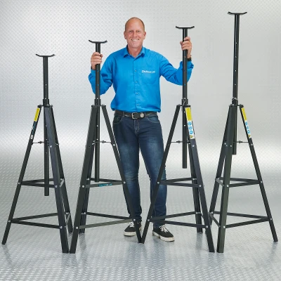 Afbeelding van Datona Assteunen Hoog 2 Ton 4 Stuks Zwart