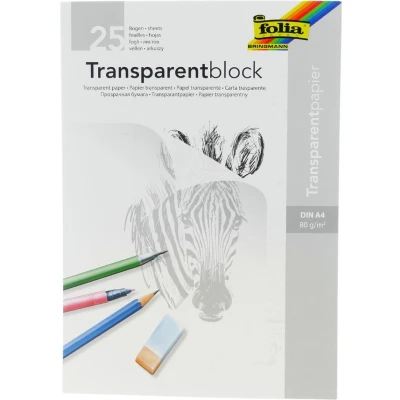 Afbeelding van A4 overtrekpapier / transparant tekenpapier 25 vellen 80 grams