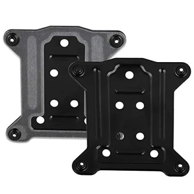 Afbeelding van Mugast Backplate CPU koeler, koelende achterplaat, computer, koellichaam, backplate, geschikt voor 1150/1151/1155/1156, zwart