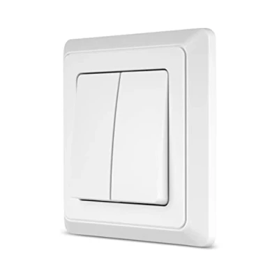 Afbeelding van REV PrimaLuxe lichtschakelaar, inbouw, serieschakelaar, compleet met frame, wit