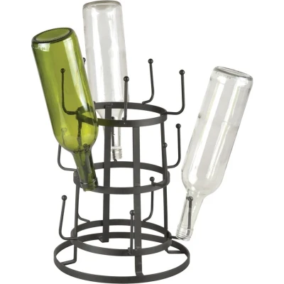 Afbeelding van Esschert Design Flessen droogrek