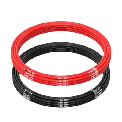 Afbeelding van MMOBIEL 16 AWG Siliconen Elektrische Draad Gauge (1,31mm²) Vertinde Koperkabel 2 Aparte Draden Rood &amp; Zwart Elk 2,5 m voor RC, Drones, 3D Printers, Batterijen, Luidsprekerdraden, Led Strips