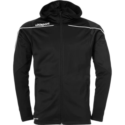 Afbeelding van Uhlsport Stream 22 Trainingsjas Met Capuchon Kind Zwart Wit Maat 140