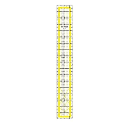 Afbeelding van Liquidraw Quilten Liniaal 2.5 &quot;x 18&quot; Acryl Imperial Patchwork Rechthoek Template Clear Voor Naaien Snijden Meten