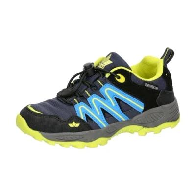 Afbeelding van Lico Leander, wandelschoenen, marine/blauw/citroen, 33 EU, Marineblauw Citroen, EU