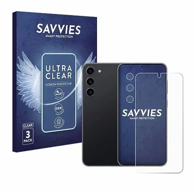 Afbeelding van Savvies Screenprotector voor Samsung Galaxy S23 (Voor+Camera) Folie Beschermfolie transparant (6 Stuks)