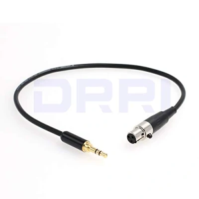 Afbeelding van DDRRI 3Pin Mini XLR Vrouwelijk naar 3,5 mm TRS Mannelijke Pro Revers Mic Audio Kabel (30CM)